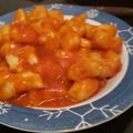 El cooksnap de Mariana Rey cuando hizo Ñoquis de harina.