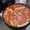El cooksnap de Claudio Valle cuando hizo Chorizo a la Pomarola.
