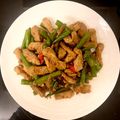R 的 長豆炒肉絲 / 家常菜 cooksnap