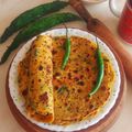 Bina Mithani's cooksnap of when they made કારેલા ની છાલ ના થેપલા (Karela chaal na Thepla Recipe in Gujarati).