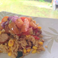 Cooksnap dari Hes Hidayat untuk resep Nasi Goreng Rainbow