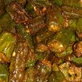  Chef Richa pathak. का कुकस्नैप जब उन्होंने भिन्डी की सब्जी (bhindi ki sabzi recipe in Hindi) बनाया था।