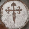 El cooksnap de Thania Arbelo Mendoza cuando hizo Tarta de almendra de Santiago de Compostela.
