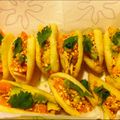 El cooksnap de YOLANDA cuando hizo Mini arepas con falso ceviche de atún.