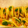 El cooksnap de YOLANDA cuando hizo Mini arepas con falso ceviche de atún.