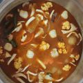 Cooksnap lieysyaa semasa beliau membuat Tom Yam Ayam ala Thai.