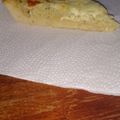 El cooksnap de SilSol Simón cuando hizo Tarta de cebolla y queso.
