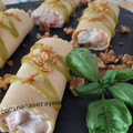 El cooksnap de M.E.T.R. (MªElena) cuando hizo Canelones fríos de salmón ahumado y queso crema con mayonesa de pesto.