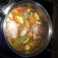 El cooksnap de Jorge Rivera Heredia cuando hizo Pollo a la cerveza.