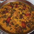 El cooksnap de Julián cuando hizo Paella Valenciana.