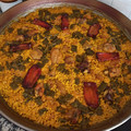 El cooksnap de Julián cuando hizo Paella Valenciana.