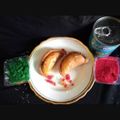 kirti lal's cooksnap of when they made Gujiya.
