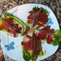 El cooksnap de Sabela cuando hizo Cogollos de lechuga con anchoas y pimientos de piquillo.