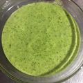 El cooksnap de Enrique Salmerón cuando hizo Aderezo de cilantro.