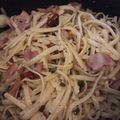 รูป Cooksnap ของ supani kanthaaurmong เมื่อเขาทำ สปาเก็ตตี้ผัดเบคอนพริกแห้ง