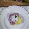 Cooksnap dari Ira Zakiah untuk resep Sawut Singkong with Takir Anyaman Pandan