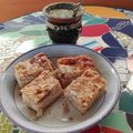 El cooksnap de Claudia Miranda cuando hizo Tarta de manzana y pera.
