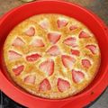 El cooksnap de Naomi Martos Castro cuando hizo Bizcocho con fresas y manzana.
