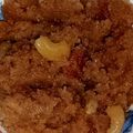 shree devi's cooksnap of when they made Suji halwa.