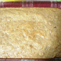 El cooksnap de Miranda Andrea cuando hizo Queque/budín de plátano/banana sin huevos ni leche.