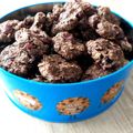 Győri Anita Cooksnap-ja, amikor elkészítette a(z) Áfonyás-kókuszos zabpelyhes keksz tojás- és tejmentesen receptet.