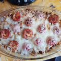 Kulcsár-Fű Kinga Cooksnap-ja, amikor elkészítette a(z) Darált húsos cukkini tésztaágyon receptet.