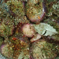 El cooksnap de Matías Padín cuando hizo Berenjenas en escabeche (receta de la nona).