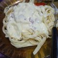 Cooksnap dari Alea Quinsha untuk resep Creamy Fettucini Carbonara