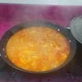 El cooksnap de Isabel cuando hizo Patatas en caldo.