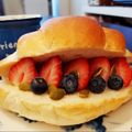 李小寶 的 簡單做出超唯美『水果open三明治』 cooksnap