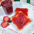 Madhu Jain का कुकस्नैप जब उन्होंने स्ट्रॉबेरी जैम (Strawberry Jam Recipe in Hindi) बनाया था।