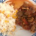 El cooksnap de Mafer Larriva cuando hizo Chuletas de cerdo en salsa agridulce.