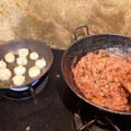 El cooksnap de Antonia Ferrer cuando hizo Albóndigas de soja texturizada.