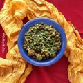 Deepa Rupani's cooksnap of when they made Dana Muthia nu Shaak.