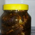 El cooksnap de Jorge cuando hizo Berenjena en escabeche.