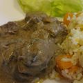 p1eszter Cooksnap-ja, amikor elkészítette a(z) Vörösboros-gombás marhatokány receptet.