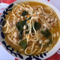 El cooksnap de Jen cuando hizo Porotos con riendas y color.