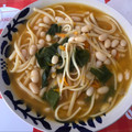 El cooksnap de Jen cuando hizo Porotos con riendas y color.