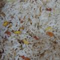 Durreshahwar Khan's cooksnap of when they made Corn fried Rice.
