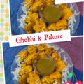 Geeta Khurana's cooksnap of when they made Gobi pakoda.