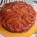 El cooksnap de Liliana Lopez cuando hizo Torta invertida de duraznos en almíbar.