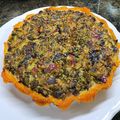 El cooksnap de Ludmila Binda cuando hizo Tarta de pollo y verduras en masa de puré de calabaza (sin harina).