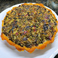 El cooksnap de Ludmila Binda cuando hizo Tarta de pollo y verduras en masa de puré de calabaza (sin harina).