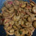 Cooksnap dari Bundanya Rafly-Aura untuk resep Tumis Udang Pedas Simple