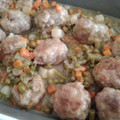 El cooksnap de Sandra cuando hizo Albóndigas a la jardinera.