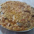El cooksnap de Elena C cuando hizo Arroz meloso de setas.