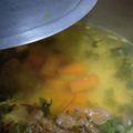 Cooksnap Nilam Jamil semasa beliau membuat Sup Kosong Nasi Ayam.