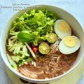 Cooksnap Sesimple Loralin semasa beliau membuat Laksa Penang Padu!.