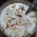 Madhu batra का कुकस्नैप जब उन्होंने चेनार पायेश (chenar payesh recipe in Hindi) बनाया था।