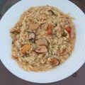 Cooksnap από Μαριάννα Γιαμαρέλλου στη συνταγή Κριθαρότο με μύδια κρασάτο!